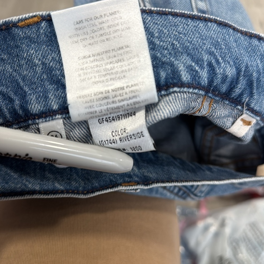 GRLFRND Morgan Pleated High-rise Wide-leg Jeans - Blue - Picture 8 of 8